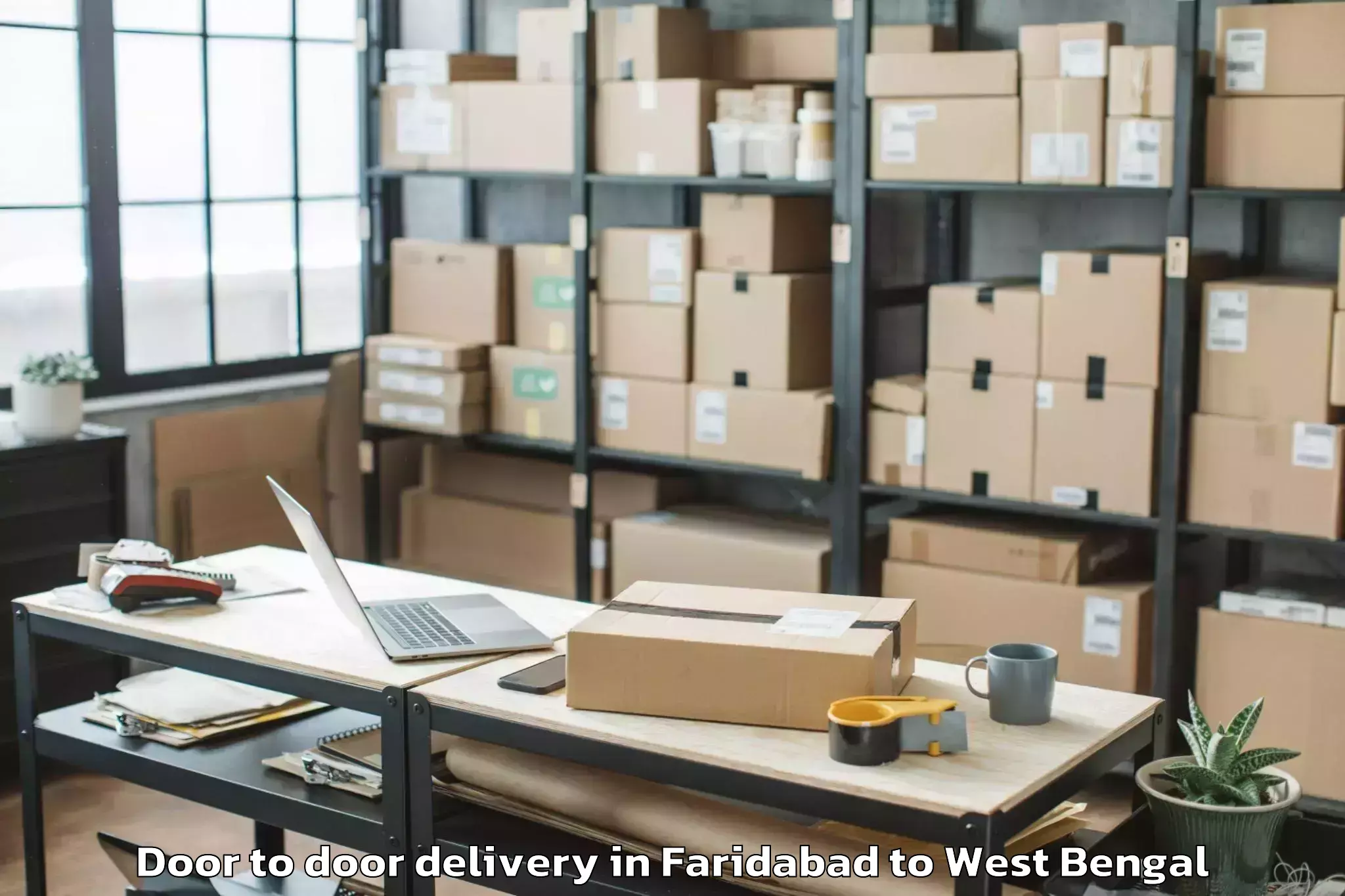 Affordable Faridabad to Sitalkuchi Door To Door Delivery